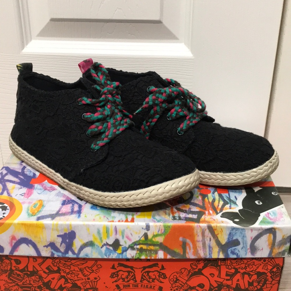 Tigerbear Republic Pretty black lace shoes